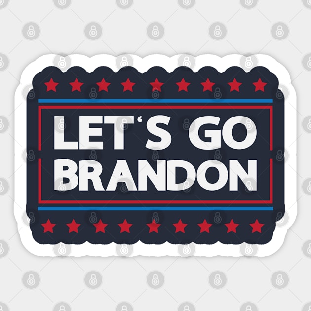 Let's Go Brandon Sticker by storyofluke